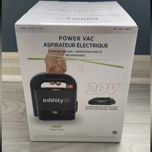 Infinity X1 Cordless Rechargeable Vacuum Cleaner Portable for Cars ix110